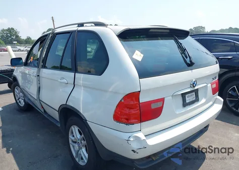 2004 BMW X5 3.0I из США, поврежденный, VIN 5UXFA13514LU39490